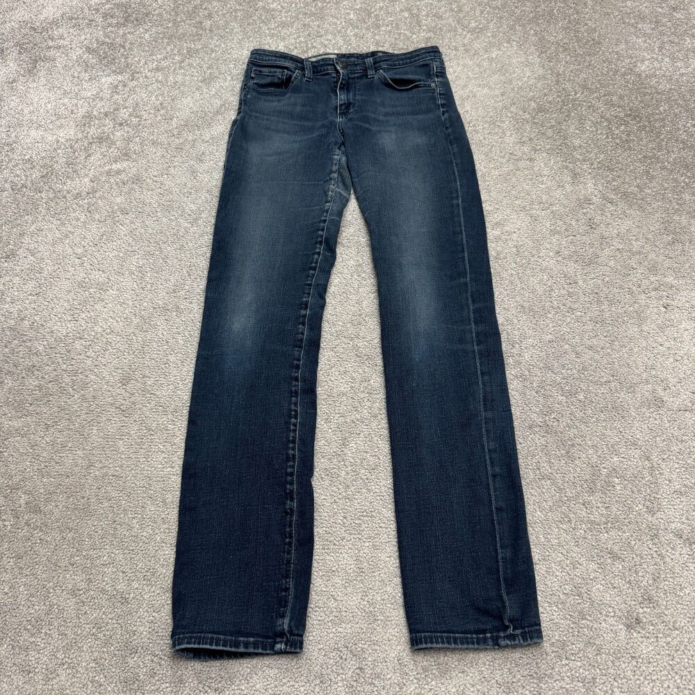AG Adriano Goldschmied The Prima Mid Rise Cigarette Denim Jeans Womens 6R Blue